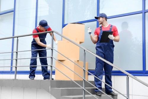 Office removal team planning a workplace move in Swiss Cottage