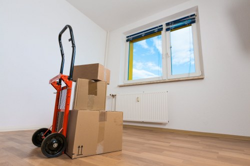 Local removals crew handling access and parking challenges near Swiss Cottage