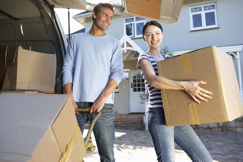 Office furniture relocation service in Swiss Cottage with desks and chairs